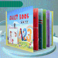 Quiet Book™   Ontwikkel de fijne motoriek   Leerboek Nummers   €29.95 | Educatief Speelgoed
