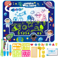 AquaMagic Mat™   Creatieve Uitspattingen   Watermat Lichtgevend in de Ruimte (incl. Extra accessoires) | Educatief Speelgoed