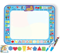 AquaMagic Mat™   Creatieve Uitspattingen   Watermat Transparante kleurmat (incl. Accessoires) | Educatief Speelgoed