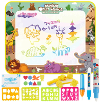 AquaMagic Mat™   Creatieve Uitspattingen   Watermat Dieren (incl. Extra accessoires) | Educatief Speelgoed