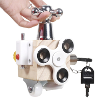 Woods™ | Ontwikkel de handvaardigheid   Busy Cube Mechanisch | Educatief Speelgoed