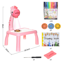 Let's create™   Leren tekenen   Painting projector Giraffe Roze | Educatief Speelgoed