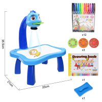 Let's create™   Leren tekenen   Painting projector Dieren Blauw | Educatief Speelgoed