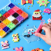 Water Fuse Beads™   Ouderwets creëren   Waterkralen Set van 3600 + GRATIS 1200 kralen (incl. Accessoires) | Educatief Speelgoed