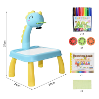 Let's create™   Leren tekenen   Painting projector Dino Blauw | Educatief Speelgoed