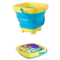 Foldable Bucket™   Vouwbaar Vakantieplezier   Opvouwbare emmer Blauw | Educatief Speelgoed
