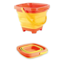 Foldable Bucket™   Vouwbaar Vakantieplezier   Opvouwbare emmer Geel | Educatief Speelgoed