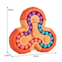 Bead Maze Cube™   Stressvrije Pret   Fidget Speelgoed Oranje | Educatief Speelgoed
