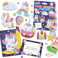 Diamond Painting™   Creatief met diamanten   Sticker Kit Eenhoorns | Educatief Speelgoed