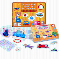 Quiet Book™ | Ontwikkel het cognitieve vermogen   Plakboek | Educatief Speelgoed