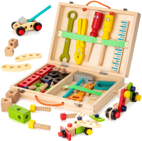 Woods™ | Voorschools onderwijs   Gereedschapskist voor kinderen | Educatief Speelgoed