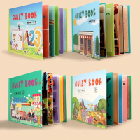 Quiet Book™   Ontwikkel de fijne motoriek   Leerboek Set van 4   €59.95 | Educatief Speelgoed