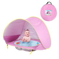 BabyShade™ | Schaduw voor de zonnige dagen   Pop up zonnescherm Lichtroze | Educatief Speelgoed