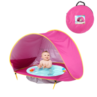 BabyShade™ | Schaduw voor de zonnige dagen   Pop up zonnescherm Roze | Educatief Speelgoed