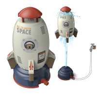 Flying Water Rocket™   Spetterend avontuur   Watersproeier raket Wit   incl. GRATIS tuinslang (3 mtr) | Educatief Speelgoed