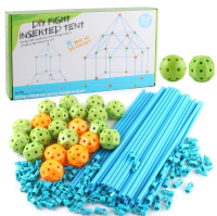 Tent Building Kit™   Zelf jouw eigen tent bouwen   Bouwpakket 68 stuks   €49.95 | Educatief Speelgoed
