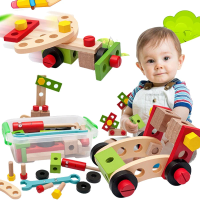 Woods™   Doe het zelf   Gereedschapskist Speelset Set van 28 | Educatief Speelgoed