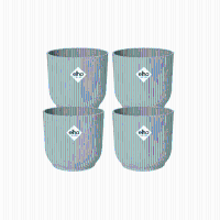 4X Pot elho Vibes Fold Round groen
