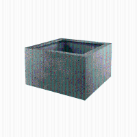 Pot Grigio low cube natural concrete