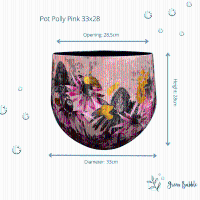 Designed by Lammie Pot Polly roze