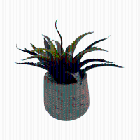 Aloë Vera met pot Kunstplant   20 cm