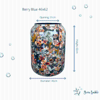 Designed by Lammie vaas Berry Blue