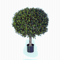 Buxus bol op stam kunstplant   85 cm