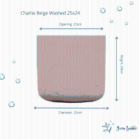 Pot Charlie Beige Washed