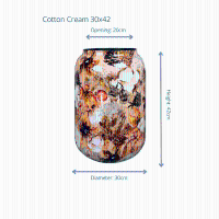 Designed by Lammie vaas Cotton cream