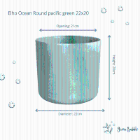 Pot Elho Ocean Round pacific green