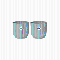 2X Pot elho Vibes Fold Round groen