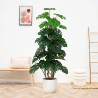 Kunst Monstera Monkey Leaf   125cm