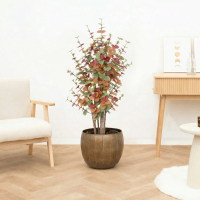 Kunst Eucalyptus colours   120cm