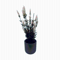 Kunstplant Lavendel Wit   35 cm