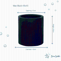 Pot Max Zwart