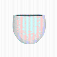 Pot Orb Ivory Washed