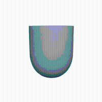 Pot Lex clouded grey