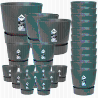 25X Pot elho Greenville groen (9x D14x13, 2x D24xH23, 11x D30xH28, 2x D39xH37, 1x D47xH44)