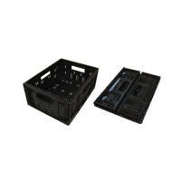 Opvouwbare fietskrat Zwart 20L