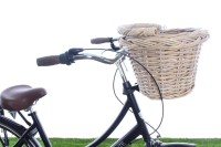 Fietsmand Stuur Ovaal Grijs
