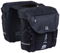 Dubbele fietstas Bagagetas XL 1200 50L Zwart