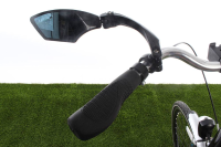 Fietsspiegel links   draaibaar met licht dimmend glas