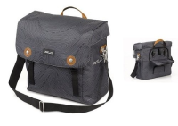 Enkele fietstas Lux Anthracite Fingerprint 16L Grijs