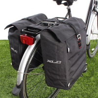 Dubbele fietstas Commuter 31L Antraciet