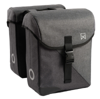 Dubbele fietstas Bagagetas 800   33L Grijs/Zwart