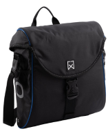 Enkele fietstas/ Pakaftas 300 S 12L Zwart/blauw