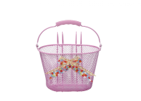 Kinderfietsmand Asti Arabella Pink