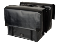Dubbele fietstas Cargo Tarpaulin 46L Zwart