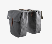 Dubbele fietstas Brick Lane Grijs/Bruin   30L
