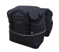 Dubbele fietstas Double Traveller Bag 40L Zwart